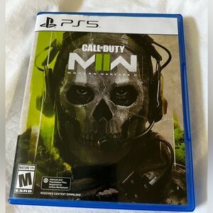PS5 Call of Duty Modern Warfare ll. Only taken out of case once.